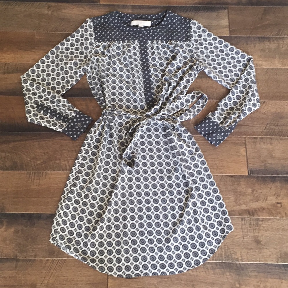 LOFT Paisley Shirtdress
